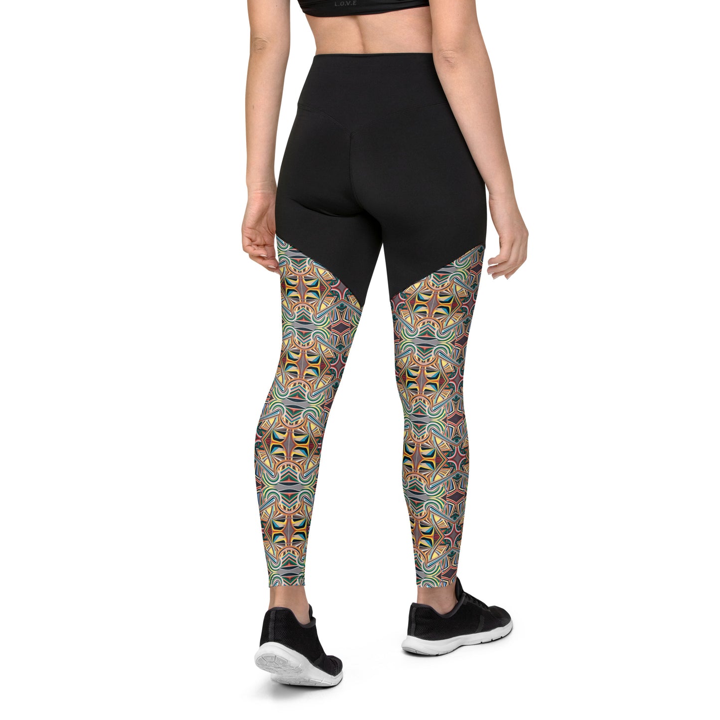 DMV 0213 Conceptual Artsy Sports Leggings