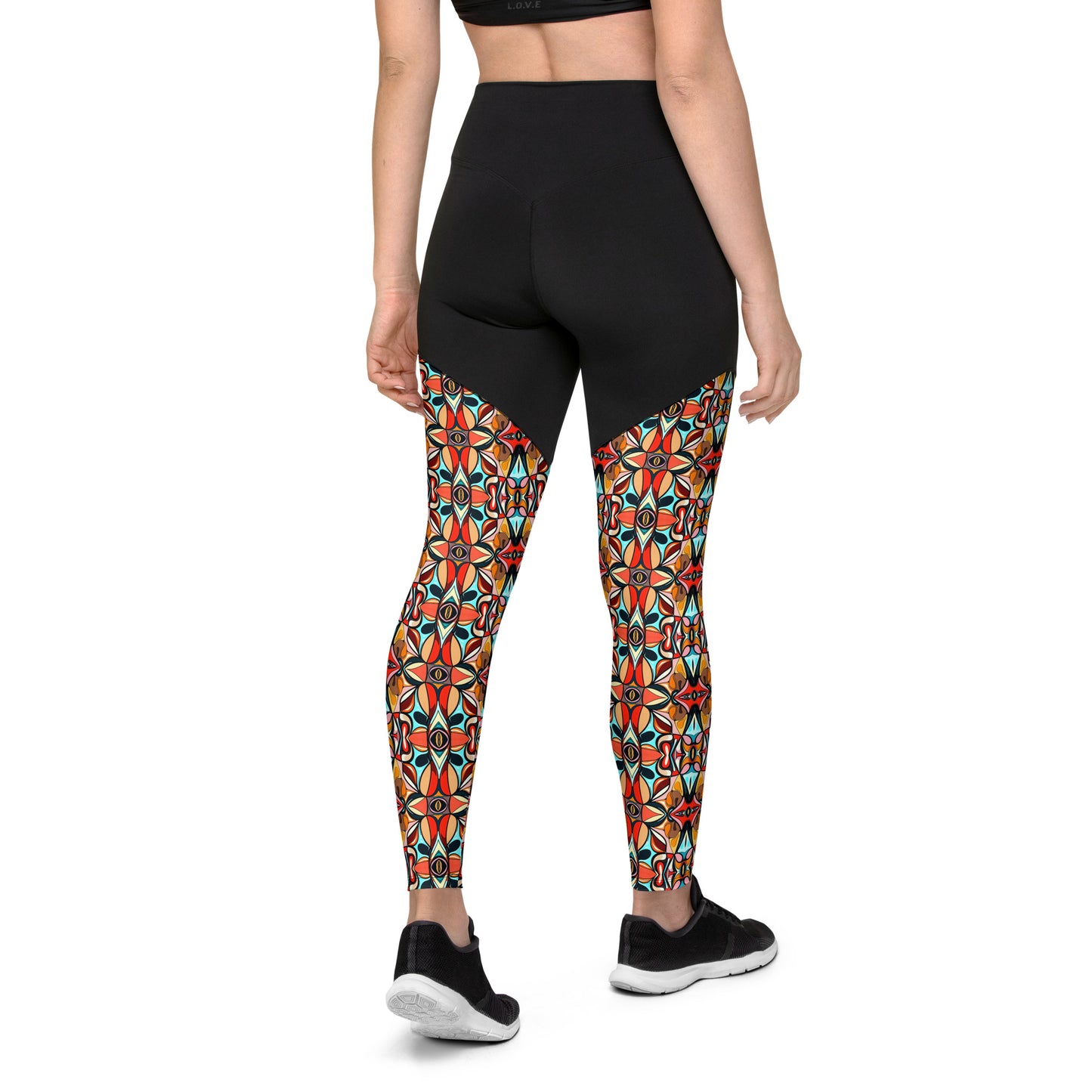 DMV 0210 Vintage Artsy Sports Leggings