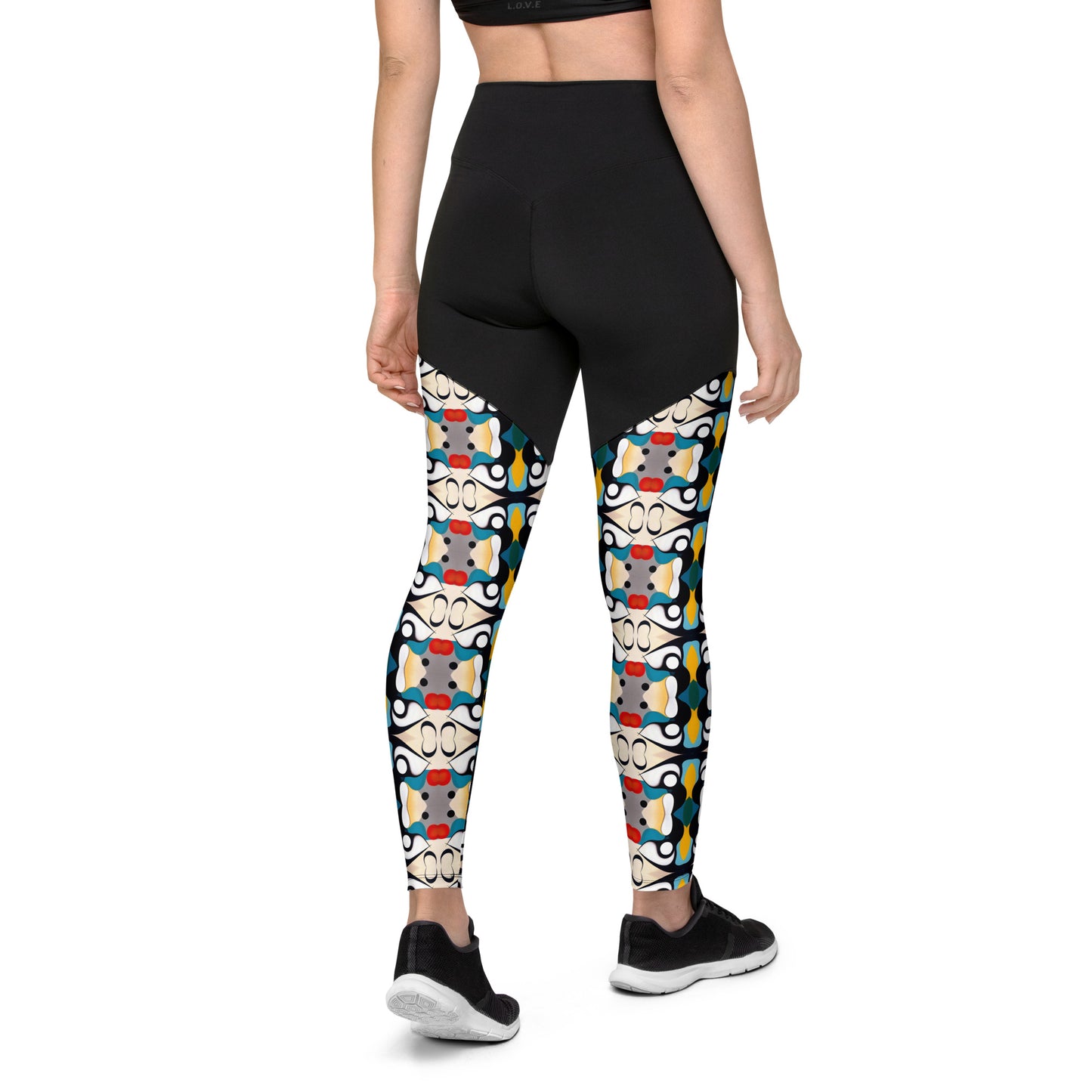 DMV 0139 Vintage Artsy Sports Leggings