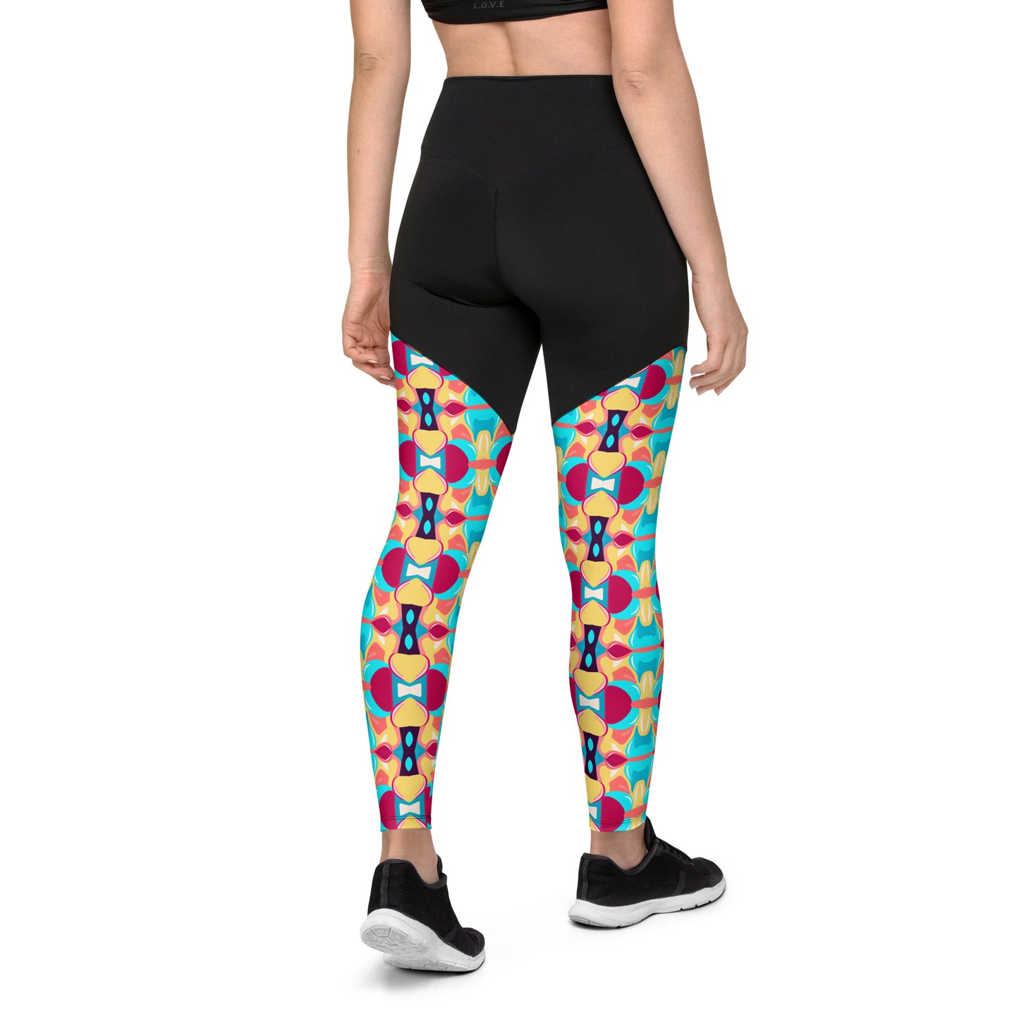 DMV 0134 Vintage Artsy Sports Leggings