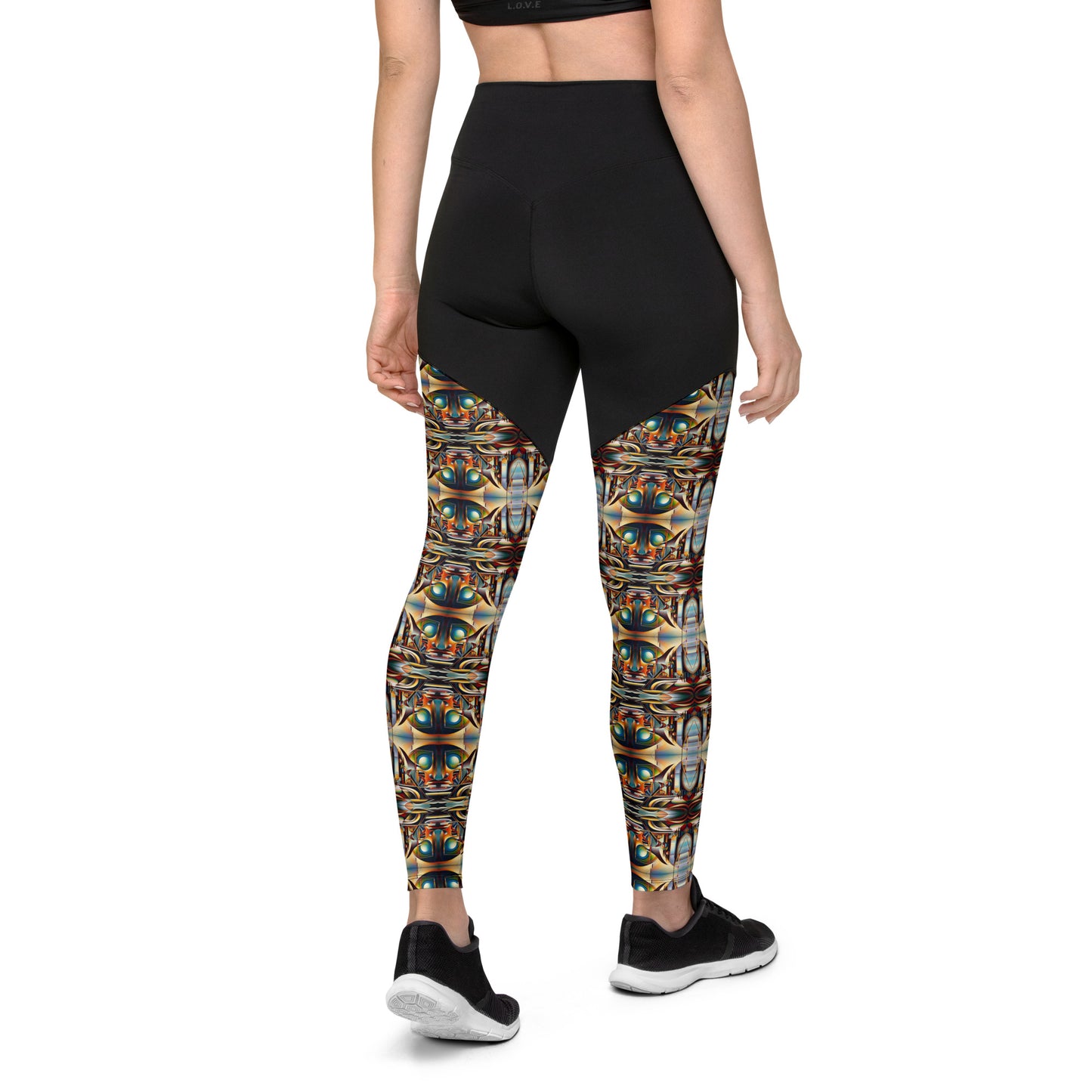 DMV 0135 Conceptual Artsy Sports Leggings