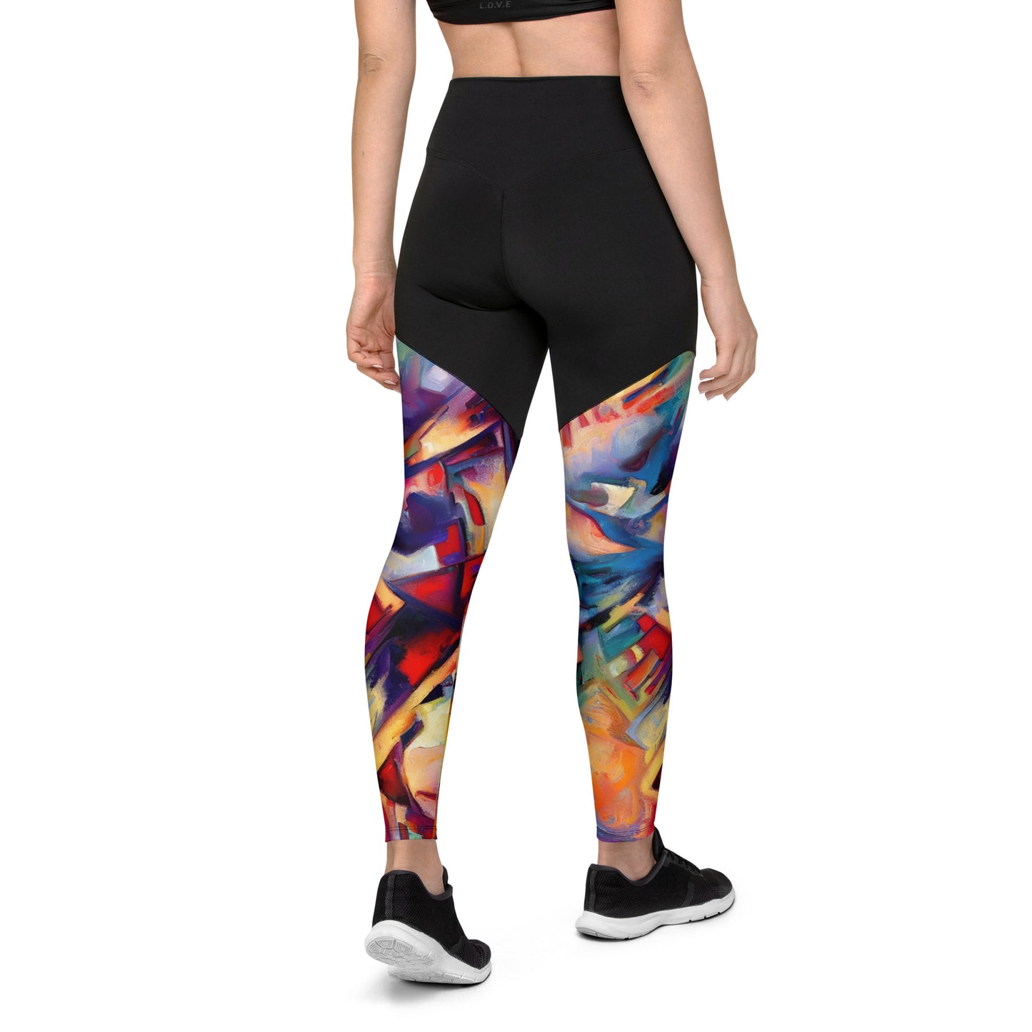 DMV 0308 Abstract Art Sports Leggings