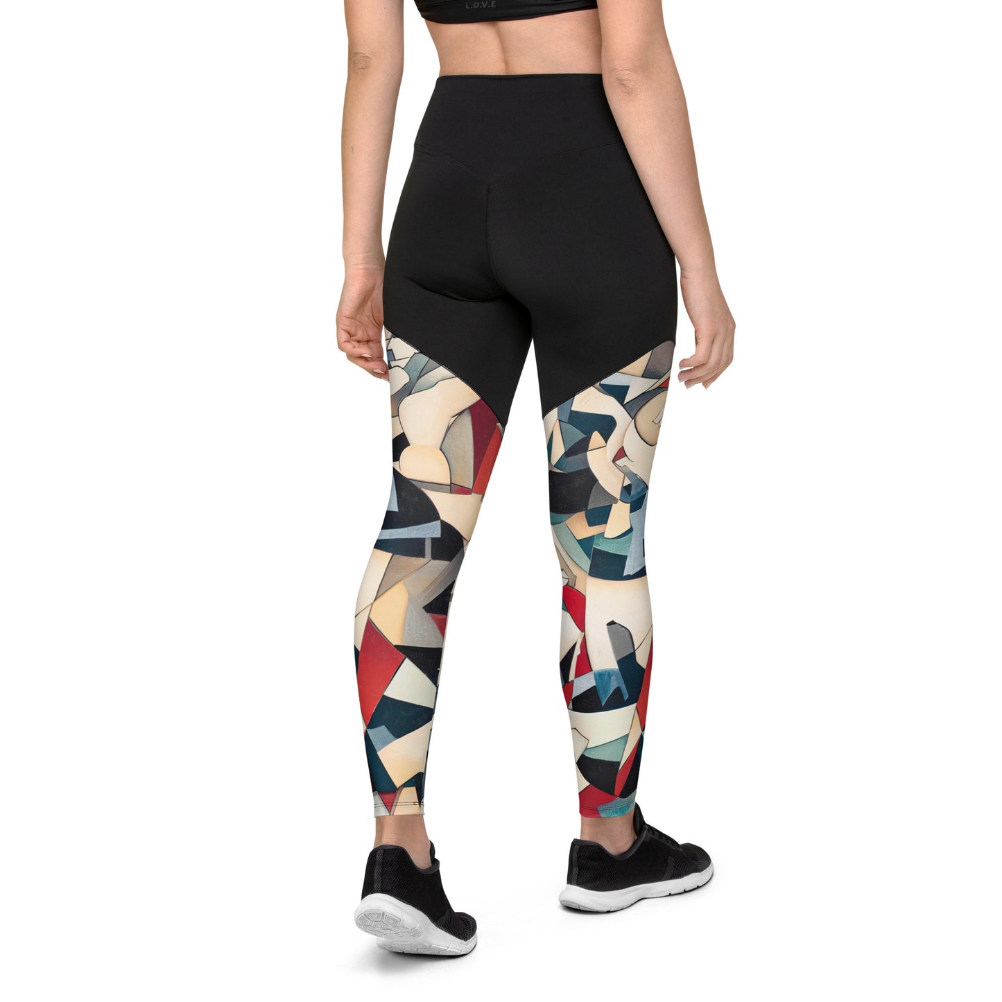 DMV 0508 Abstract Art Sports Leggings