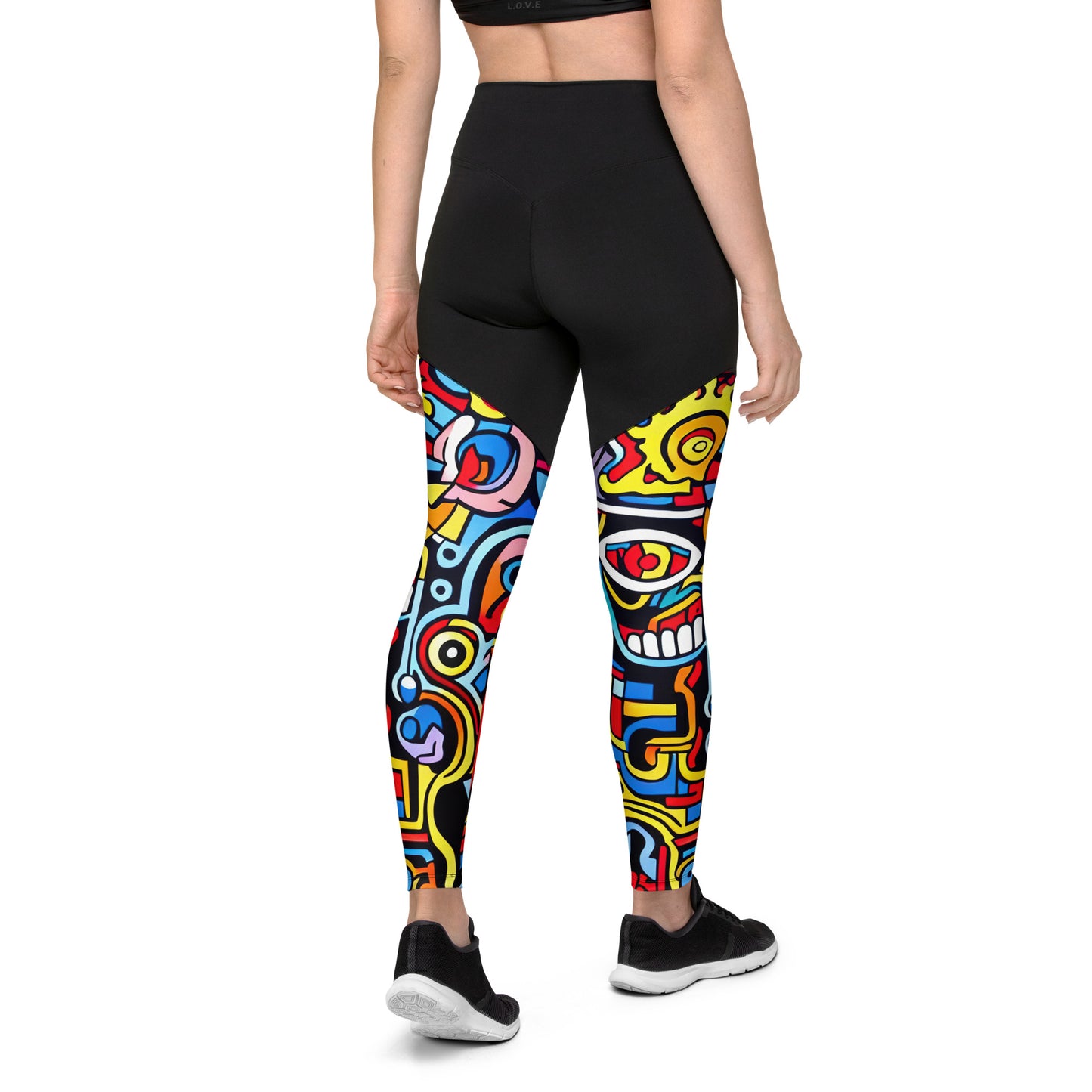 DMV 0877 Psy Art Sports Leggings