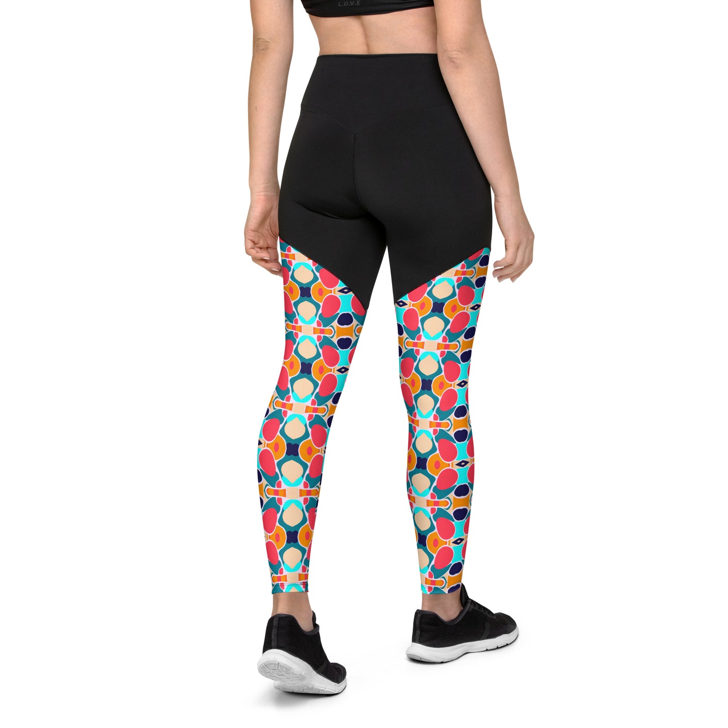 DMV 0859 Vintage Artsy Sports Leggings