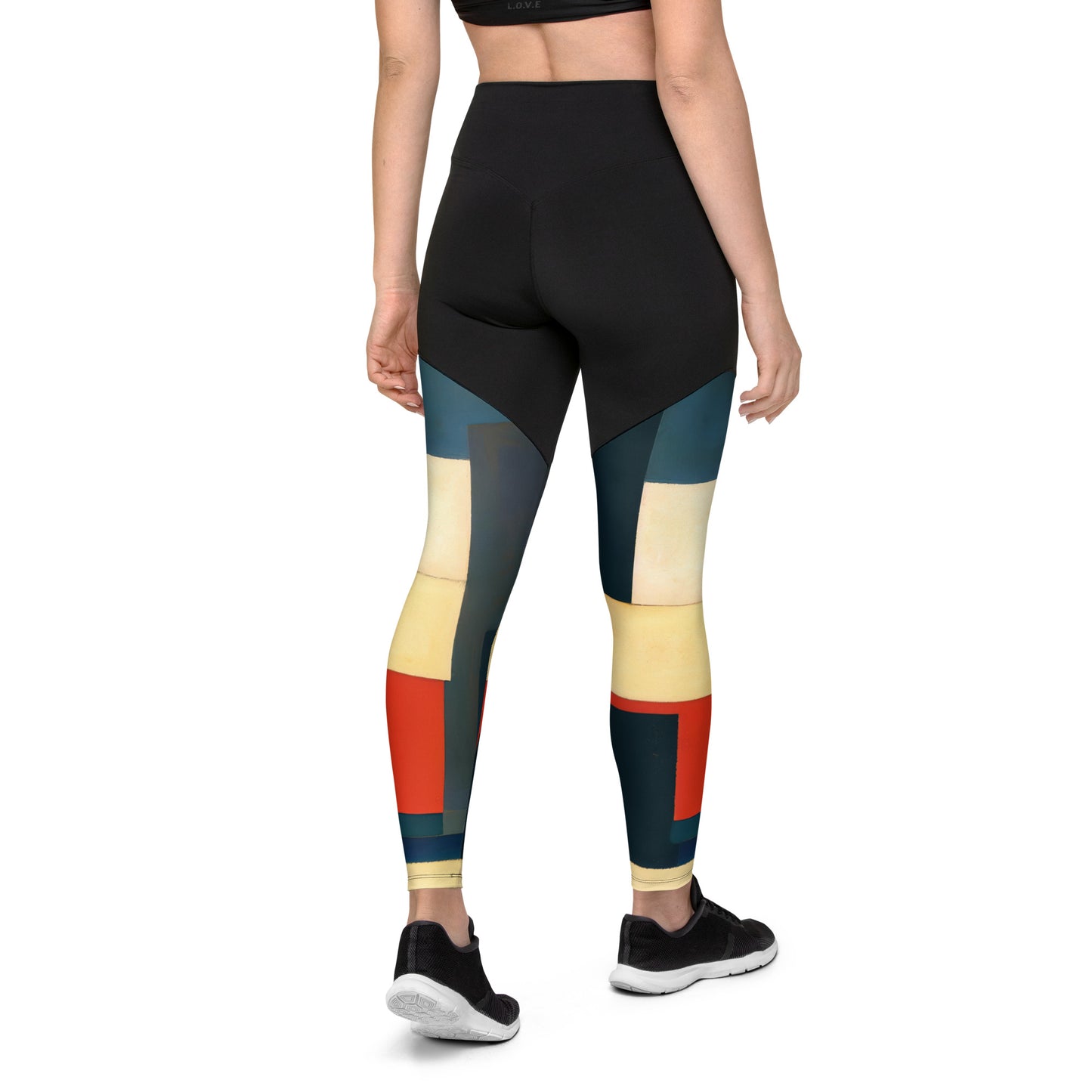 DMV 0313 Abstract Art Sports Leggings