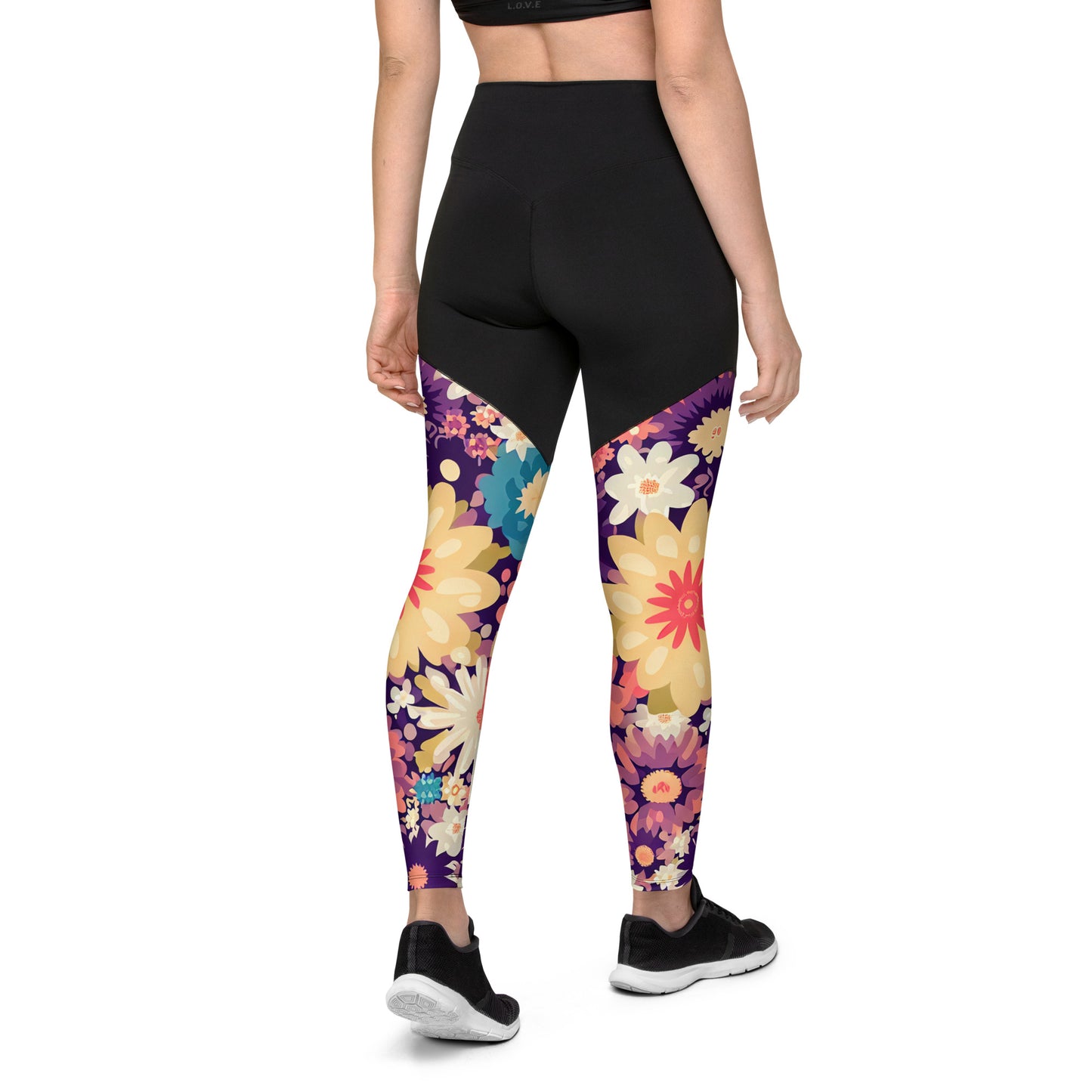 DMV 1897 Floral Sports Leggings