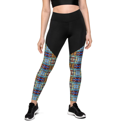 DMV 0228 Avant Garde Artsy Sports Leggings