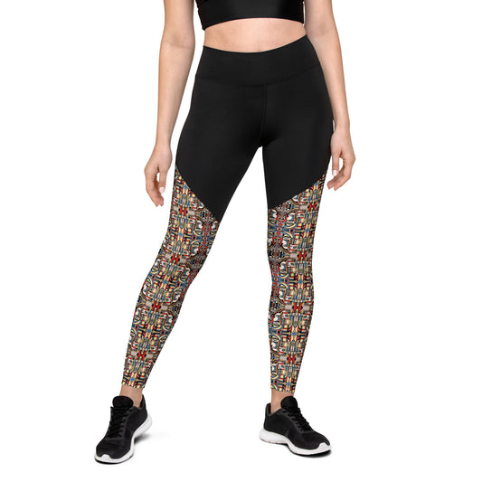 DMV 0283 Chic Boho Sports Leggings