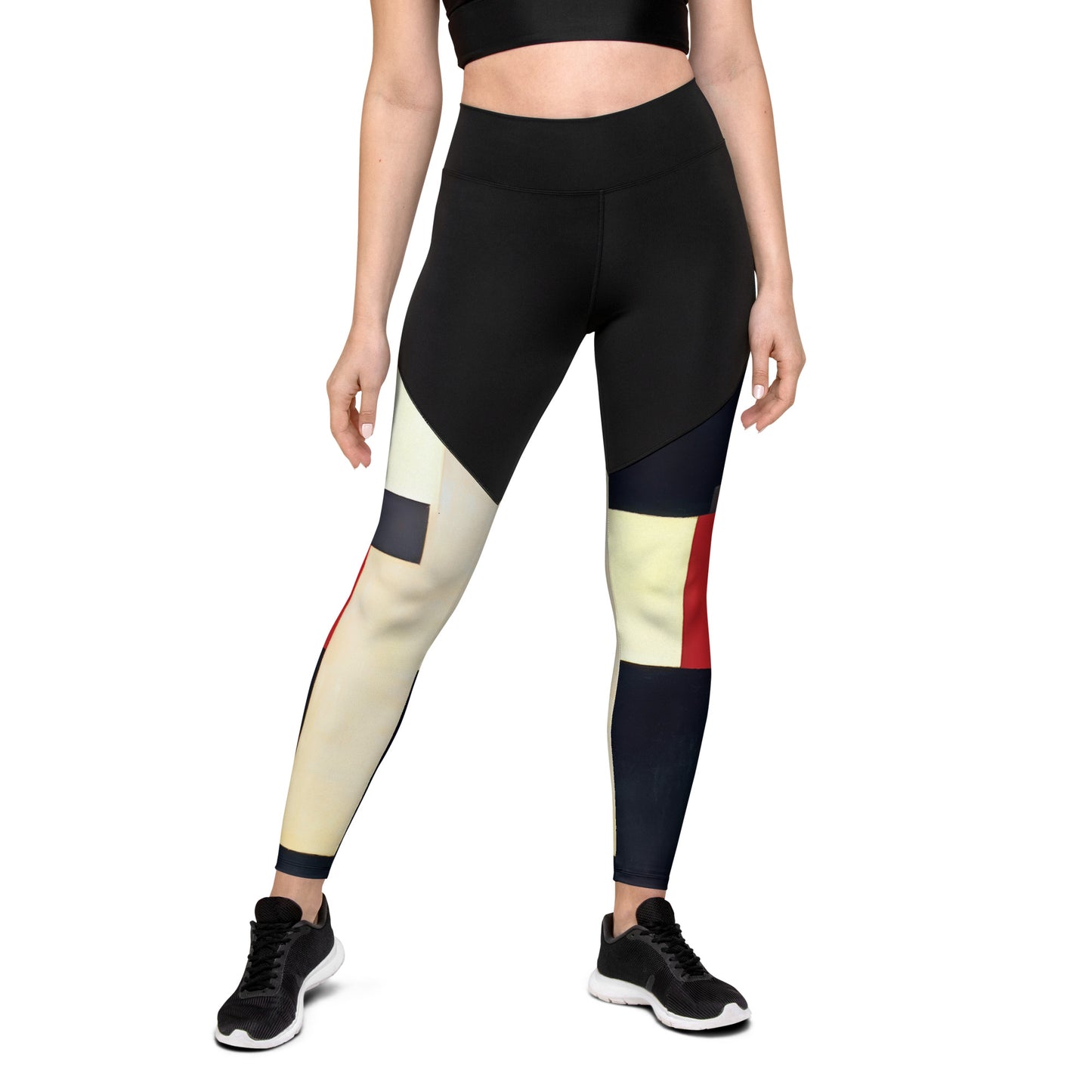 DMV 0212 Abstract Art Sports Leggings