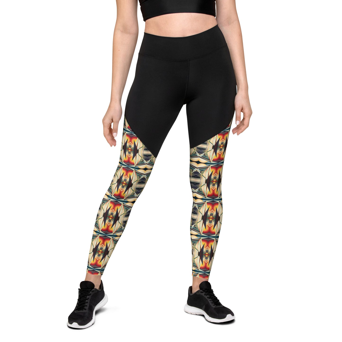 DMV 0059 Conceptual Artsy Sports Leggings