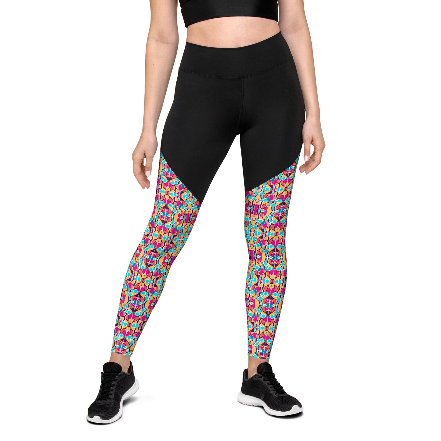 DMV 0010 Vintage Artsy Sports Leggings