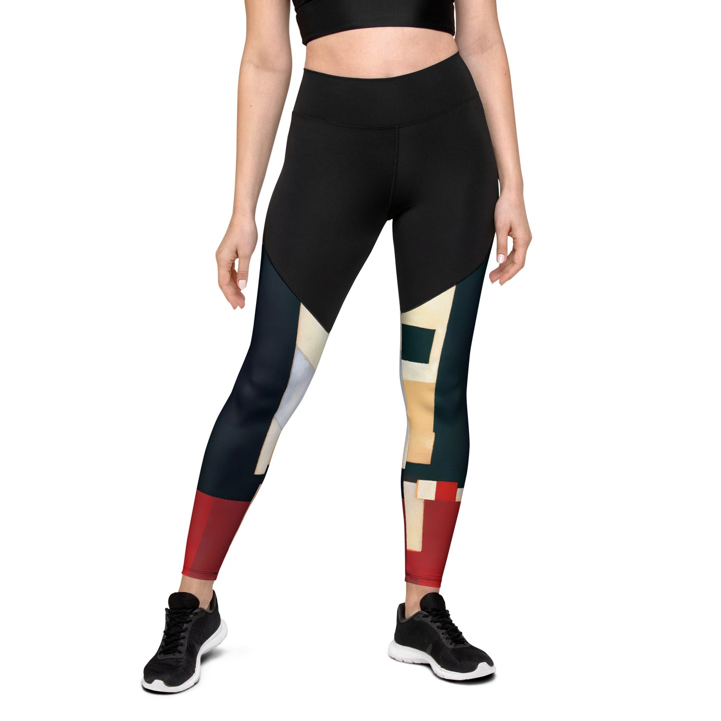 DMV 0223 Abstract Art Sports Leggings