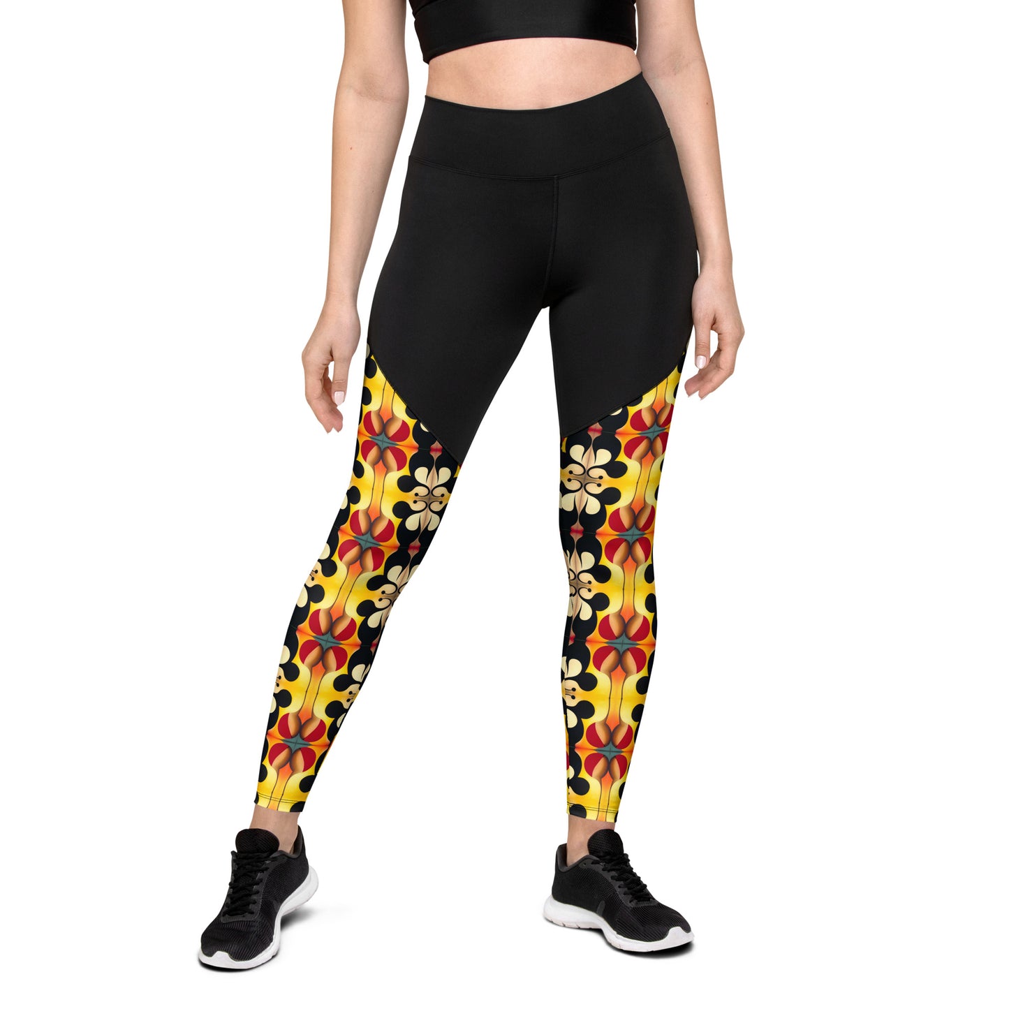 DMV 0215 Vintage Artsy Sports Leggings