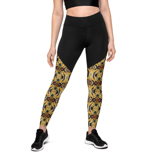 DMV 0407 Chic Boho Sports Leggings