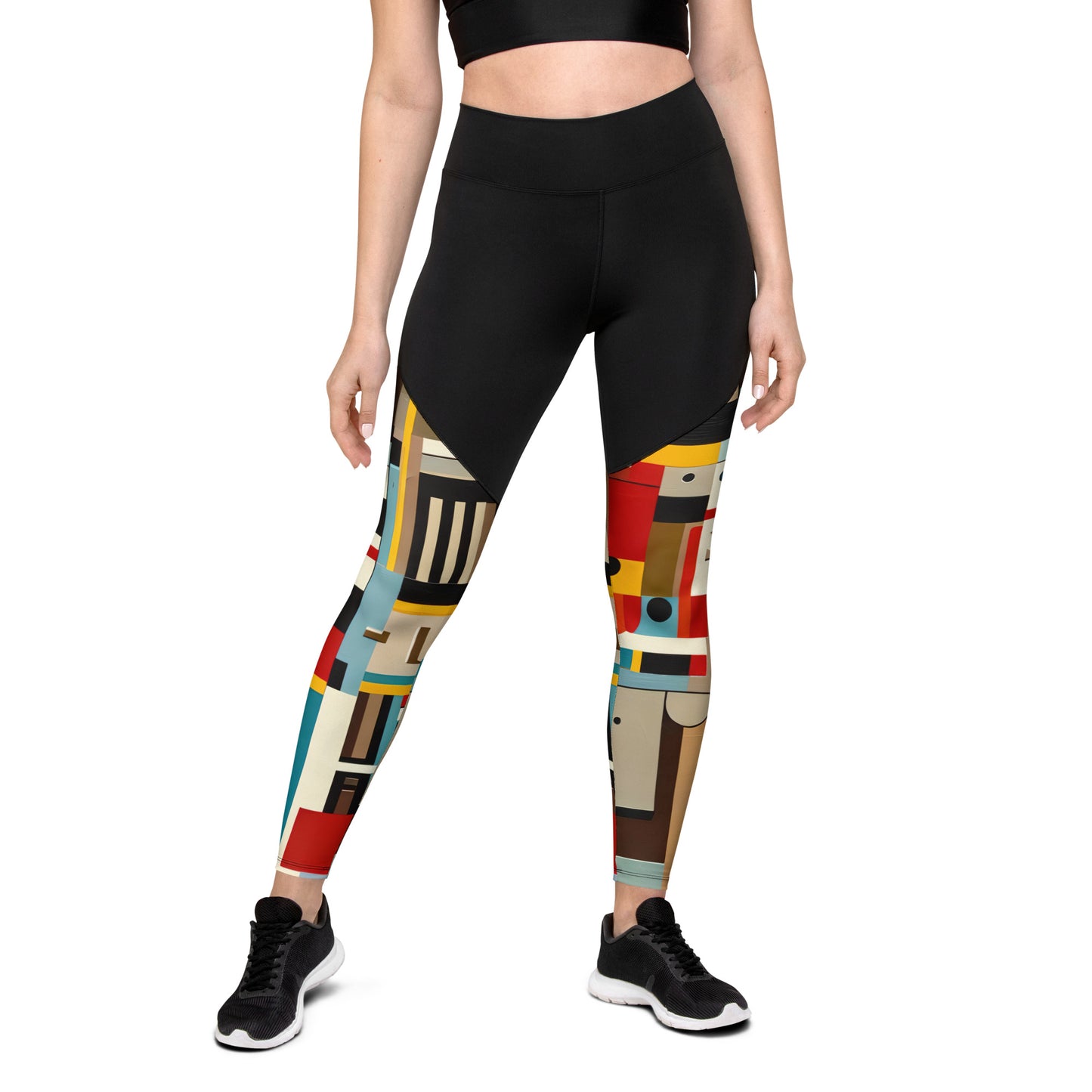 DMV 0413 Abstract Art Sports Leggings