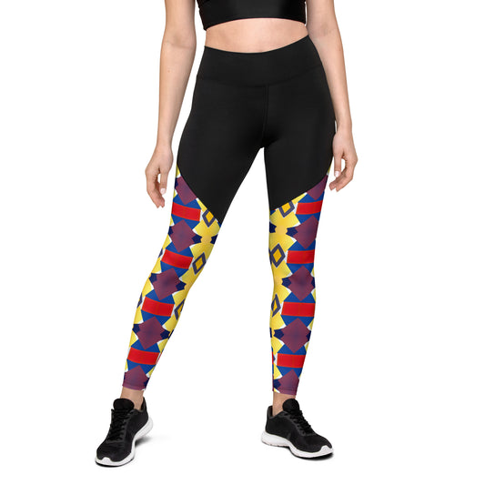 DMV 0418 Classic Boho Sports Leggings