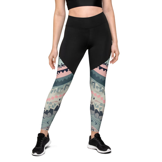 DMV 0306 Boho Sports Leggings