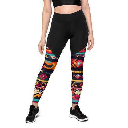 DMV 0409 Boho Sports Leggings