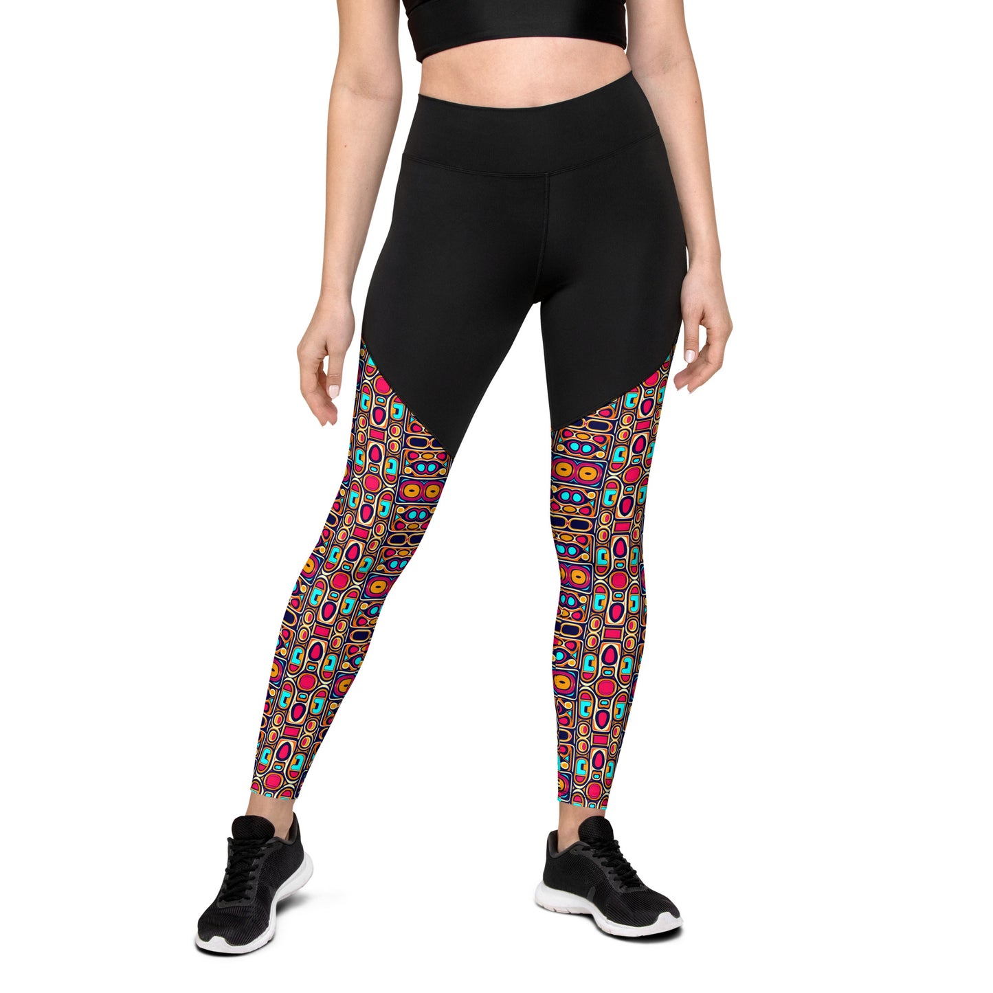 DMV 0185 Vintage Artsy Sports Leggings