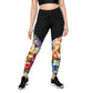 DMV 0268 Floral Sports Leggings