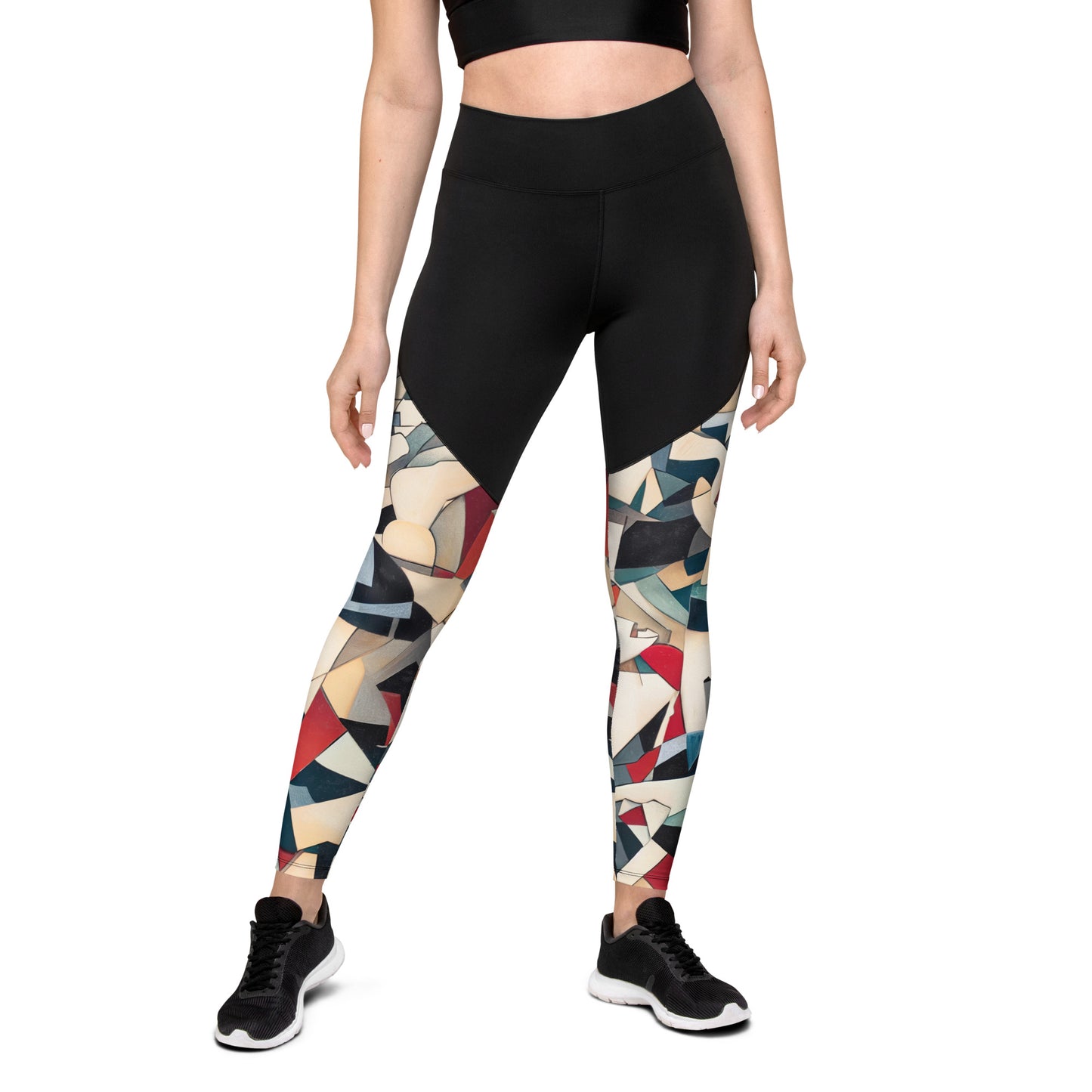 DMV 0508 Abstract Art Sports Leggings