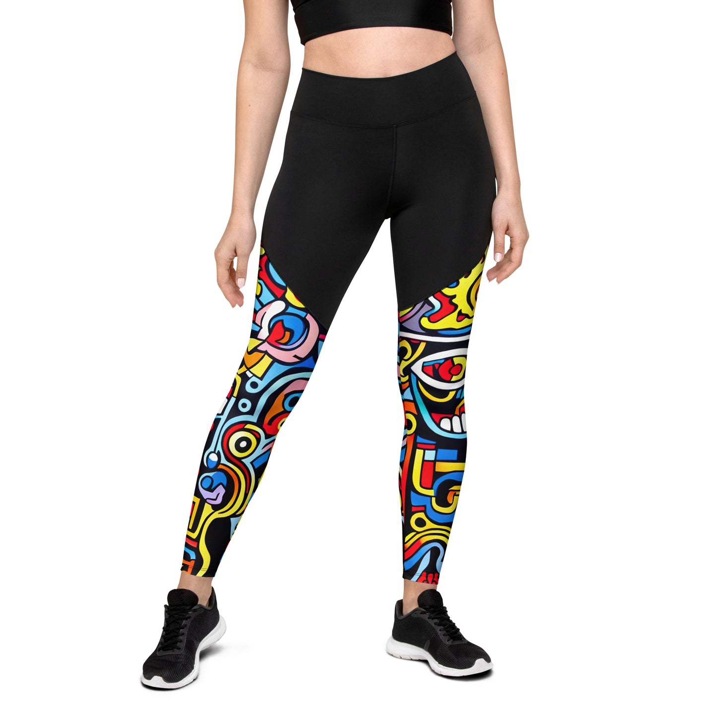 DMV 0877 Psy Art Sports Leggings