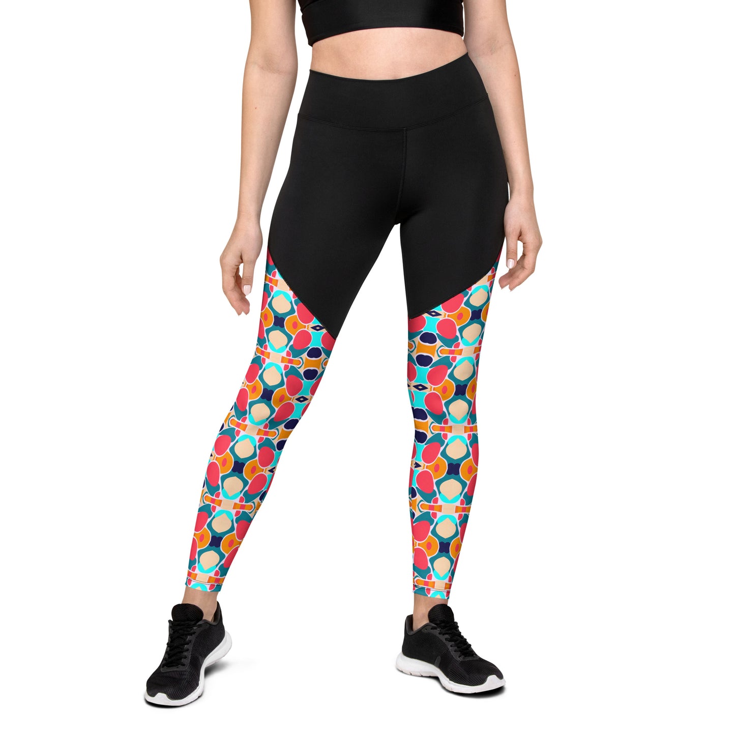 DMV 0859 Vintage Artsy Sports Leggings