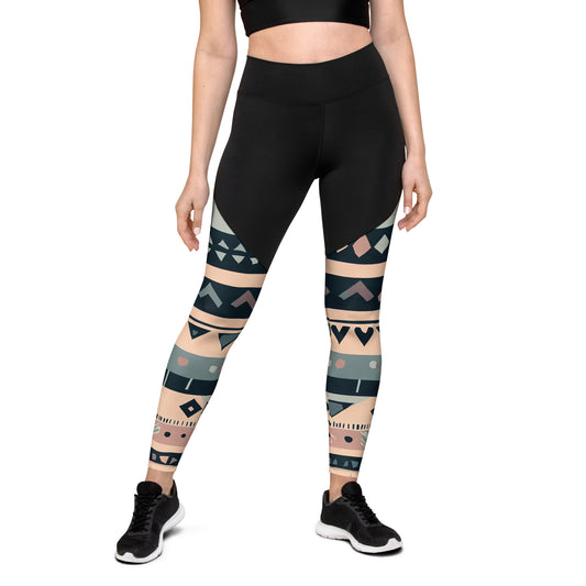 DMV 0824 Boho Sports Leggings