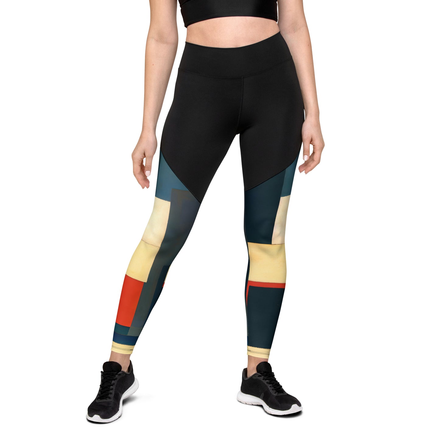 DMV 0313 Abstract Art Sports Leggings