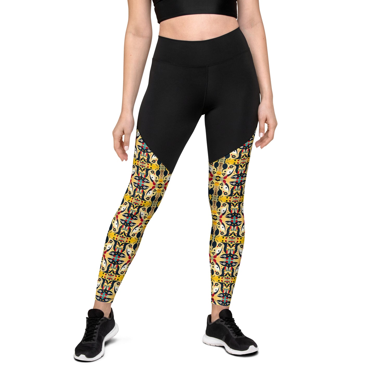 DMV 2001 Vintage Artsy Sports Leggings