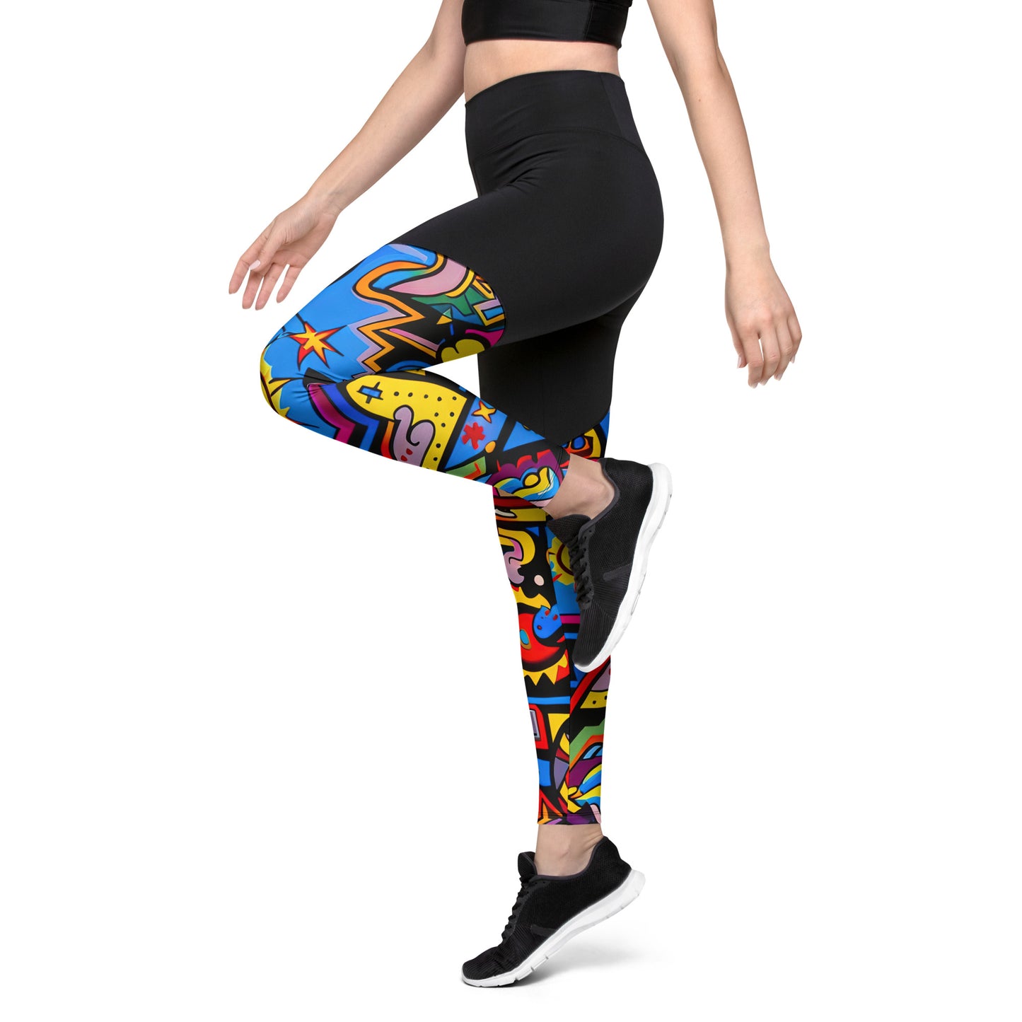 DMV 0235 Psy Art Sports Leggings