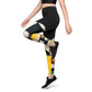 DMV 0055 Retro Art Sports Leggings