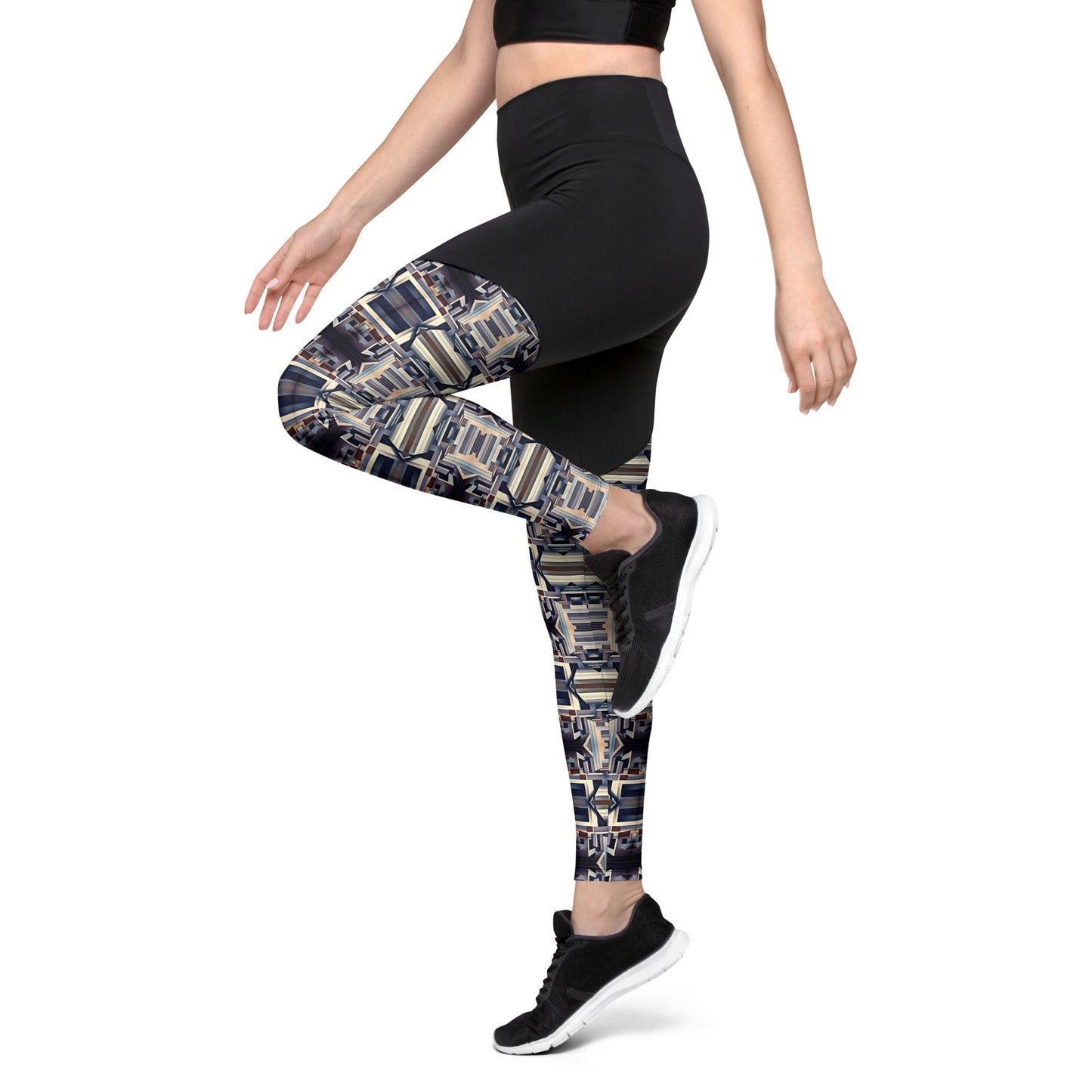 DMV 0058 Conceptual Artsy Sports Leggings