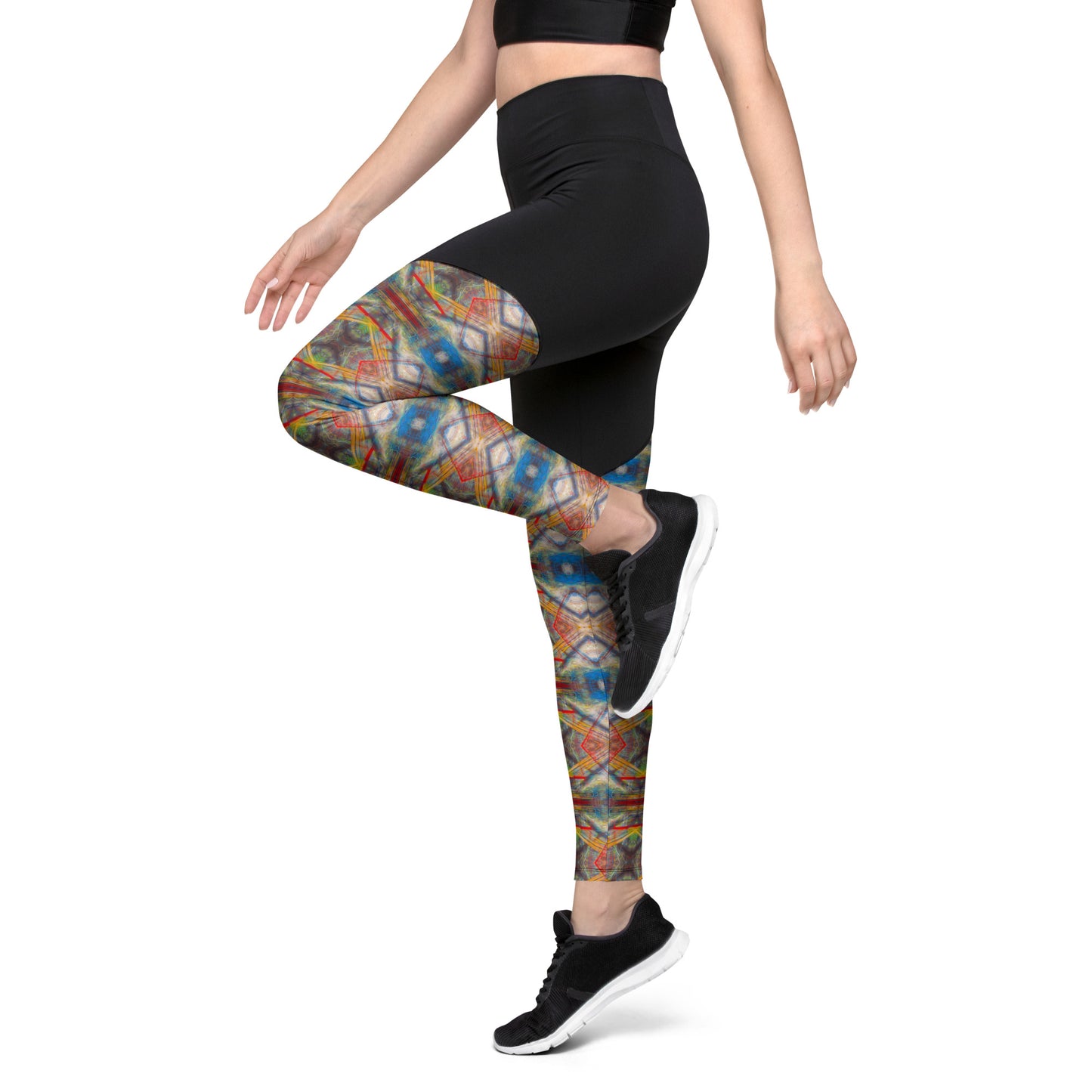 DMV 0159 Avant Garde Artsy Sports Leggings