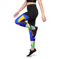 DMV 0255 Retro Art Sports Leggings