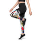 DMV 0124 Retro Art Sports Leggings