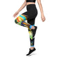 DMV 0258 Retro Art Sports Leggings