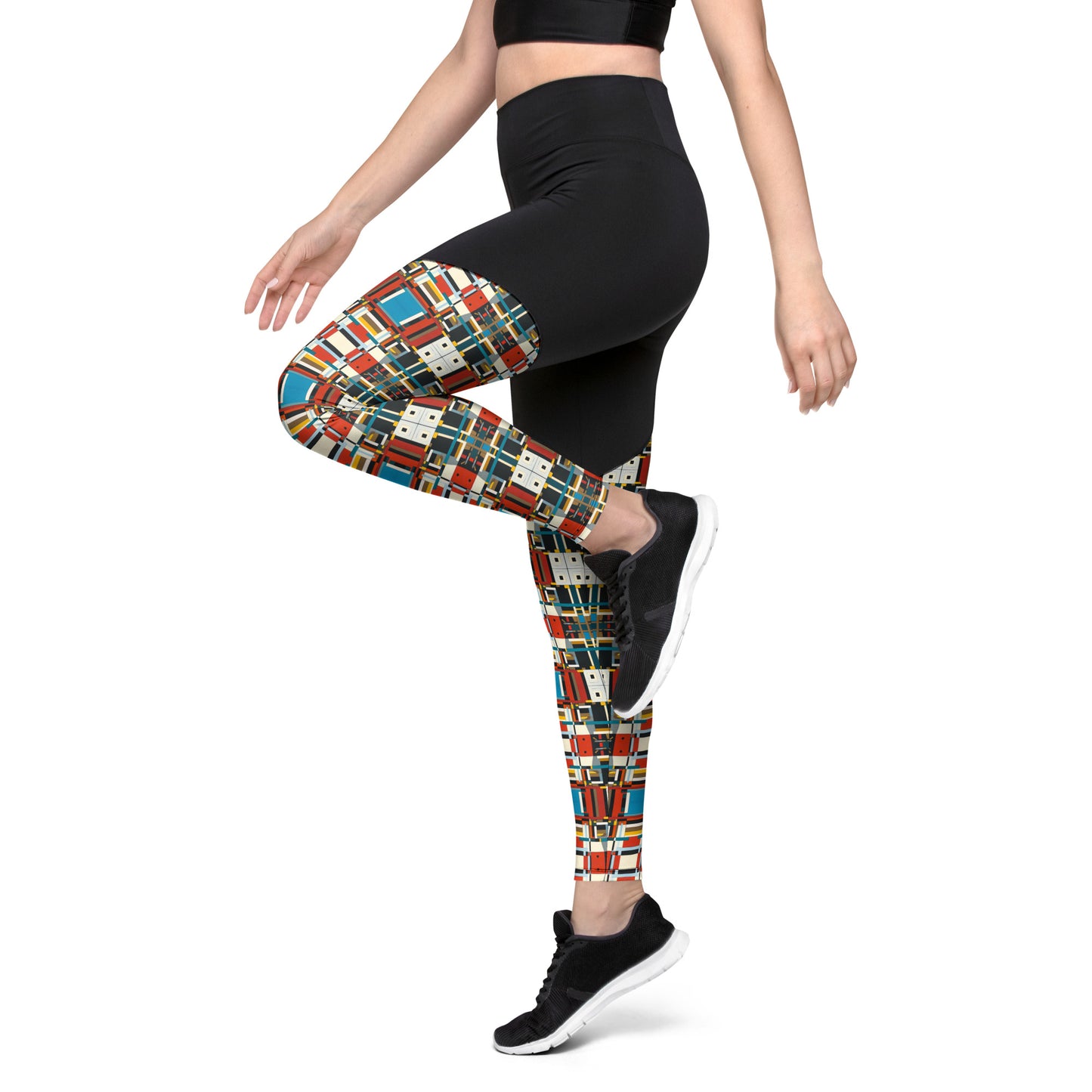 DMV 0410 Geo Boho Sports Leggings