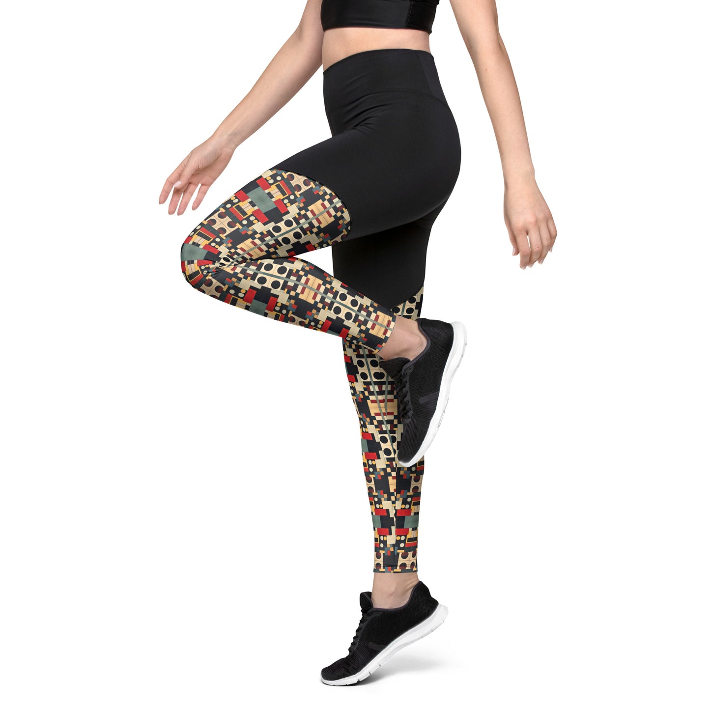 DMV 0510 Geo Boho Sports Leggings