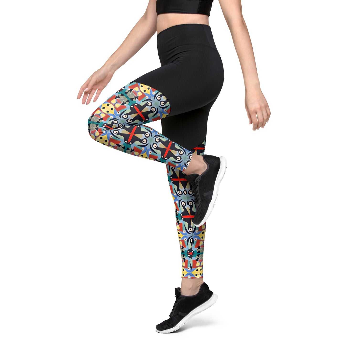 DMV 2050 Vintage Artsy Sports Leggings