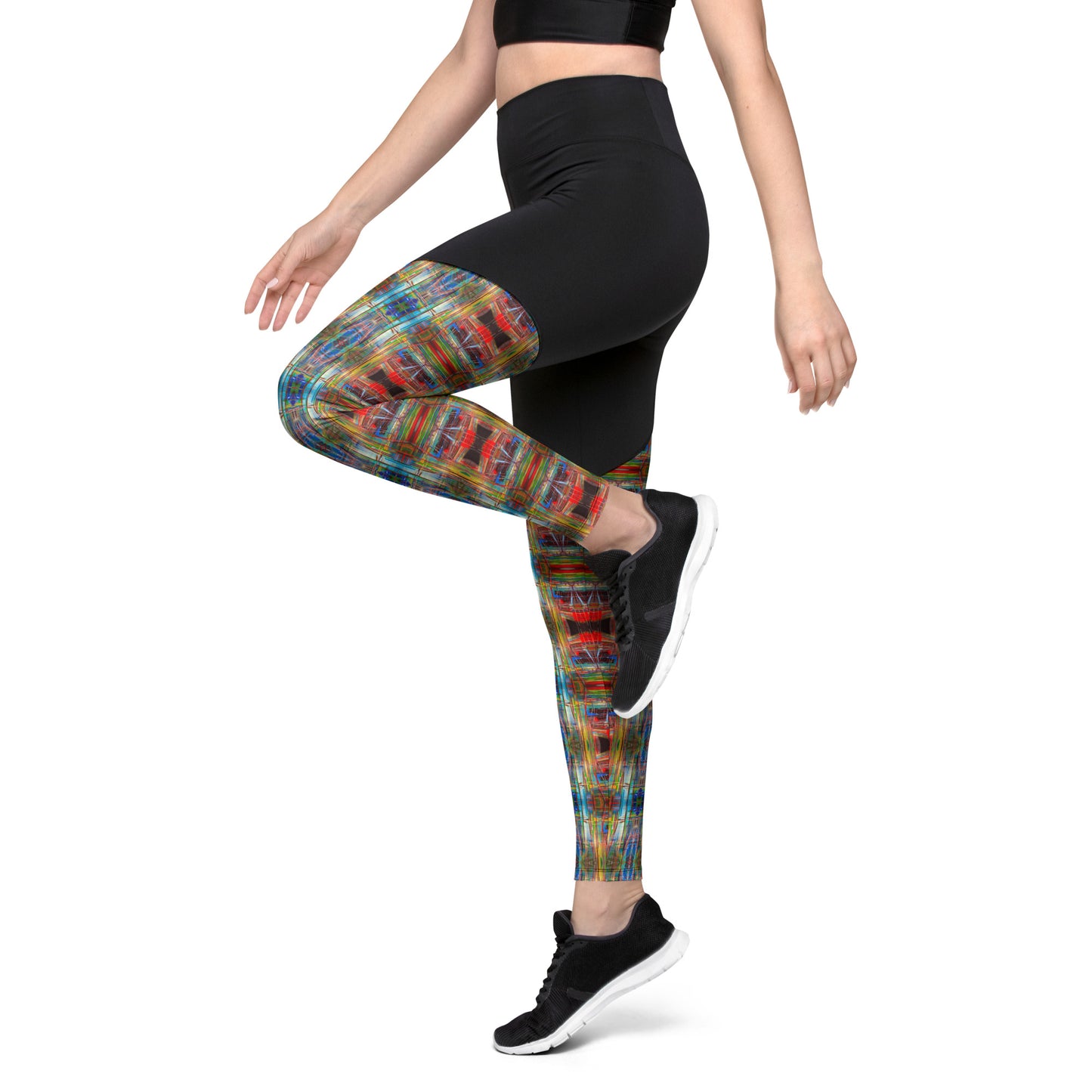 DMV 1246 Avant Garde Artsy Sports Leggings