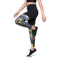 DMV 2037 Retro Art Sports Leggings