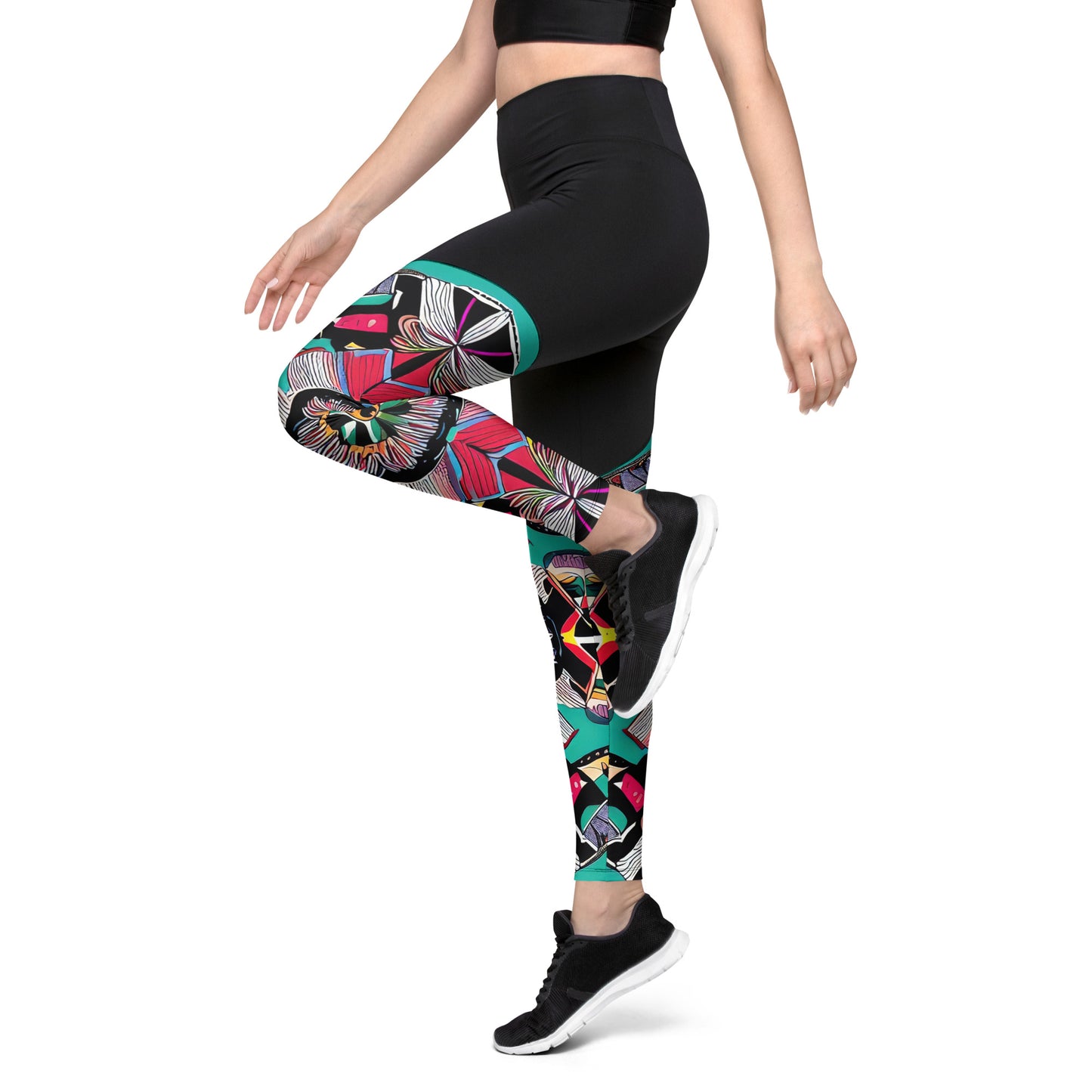 DMV 1445 Boho Sports Leggings