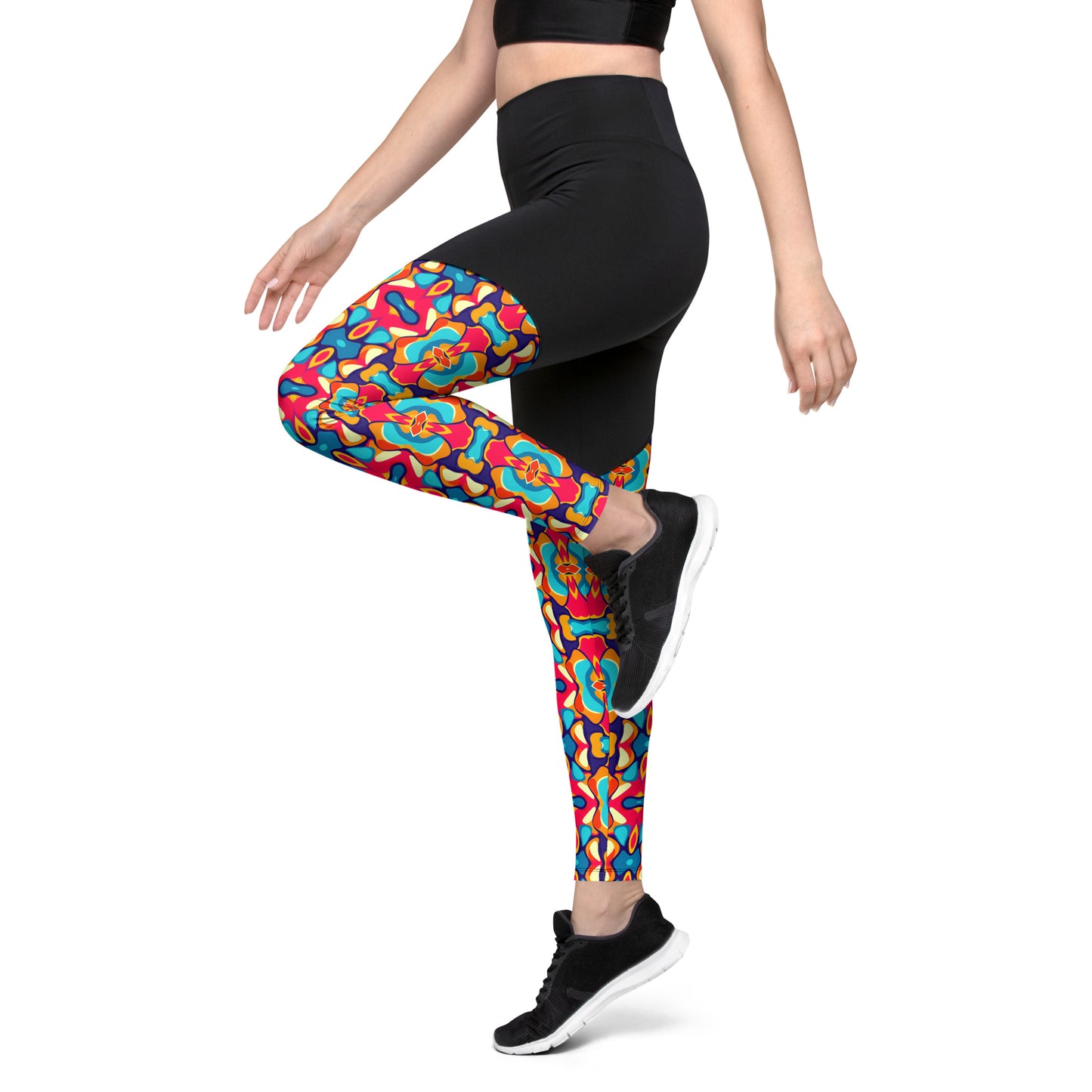 DMV 0575 Vintage Artsy Sports Leggings