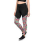 DMV 0010 Vintage Artsy Sports Leggings