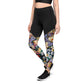 DMV 0114 Floral Sports Leggings