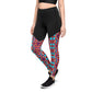 DMV 0094 Vintage Artsy Sports Leggings