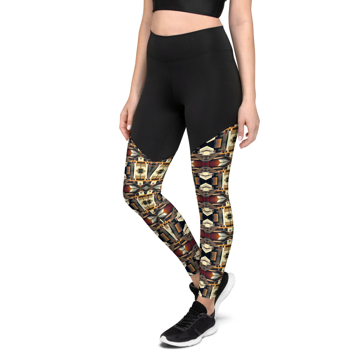 DMV 0247 Geo Boho Sports Leggings