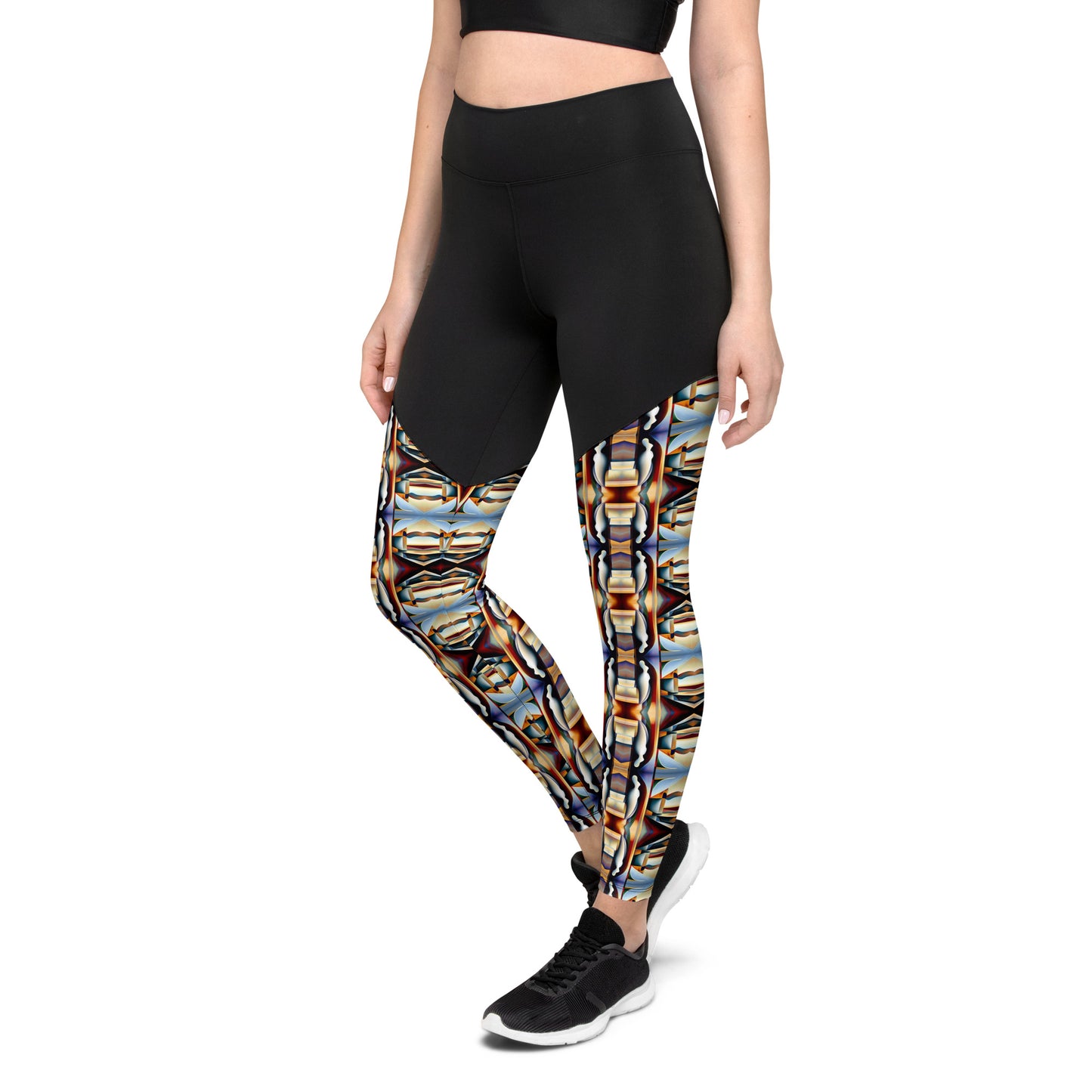 DMV 0104 Conceptual Artsy Sports Leggings